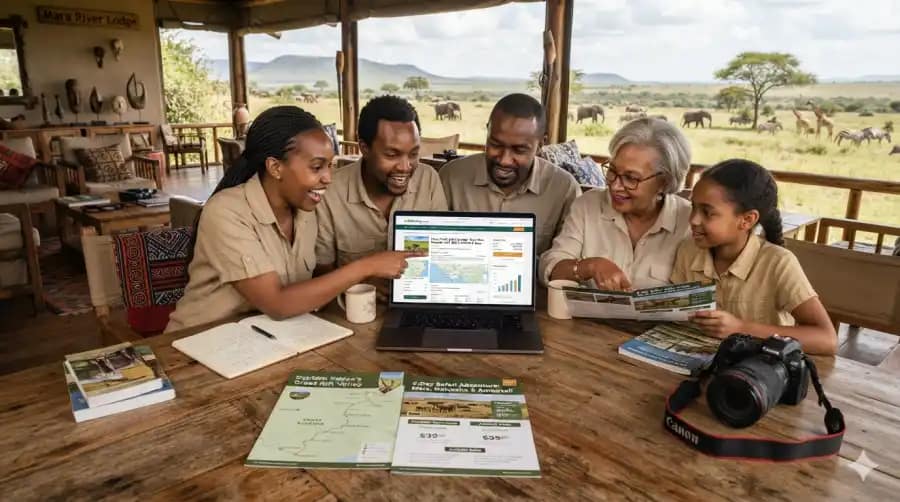 6 day Kenya family safari: 5 Memorable Highlights 2 This family is excited about their trip.