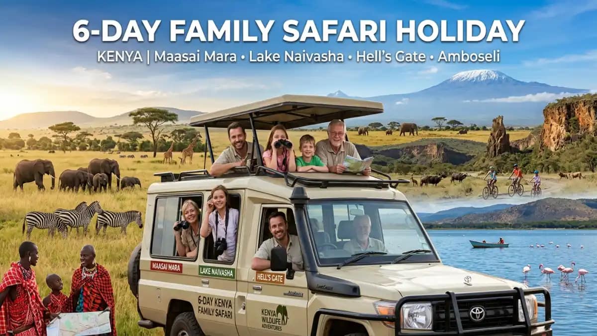6 day Kenya family safari: 5 Memorable Highlights 6 6 day Kenya family safari